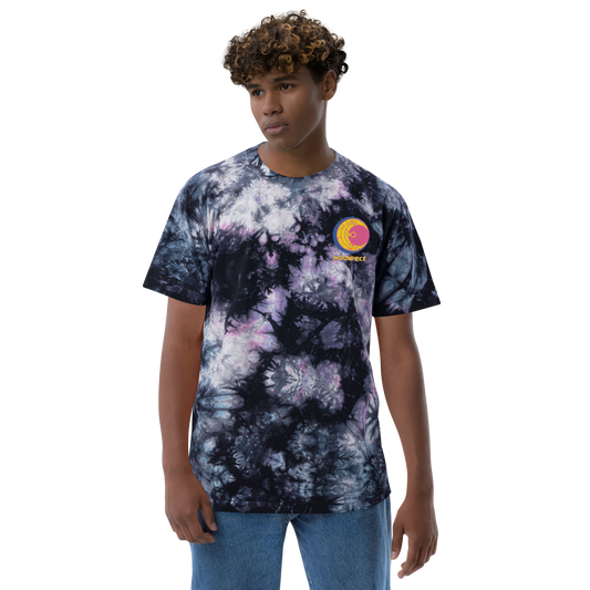 Moon Piece Oversized tie-dye t-shirt